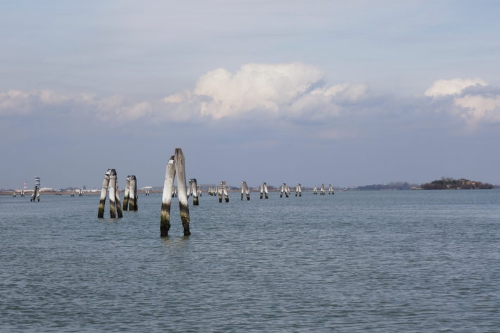 pillars in venice